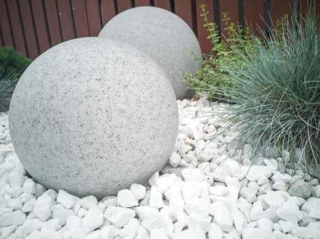 Каменные шары своими руками